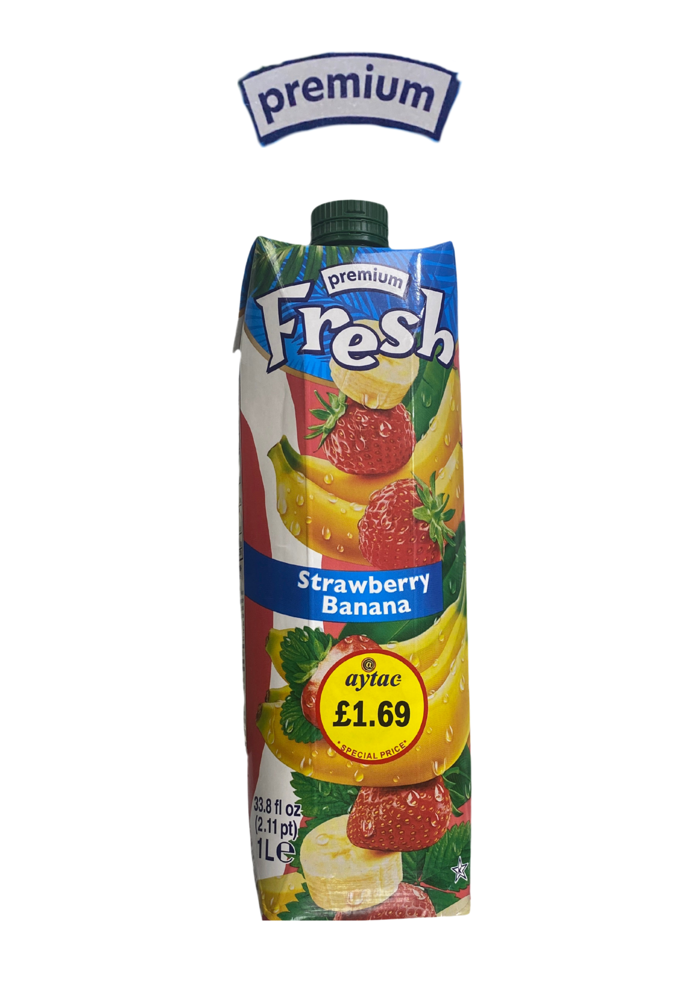 Premium Fresh  Strawberry Banana – 1 L