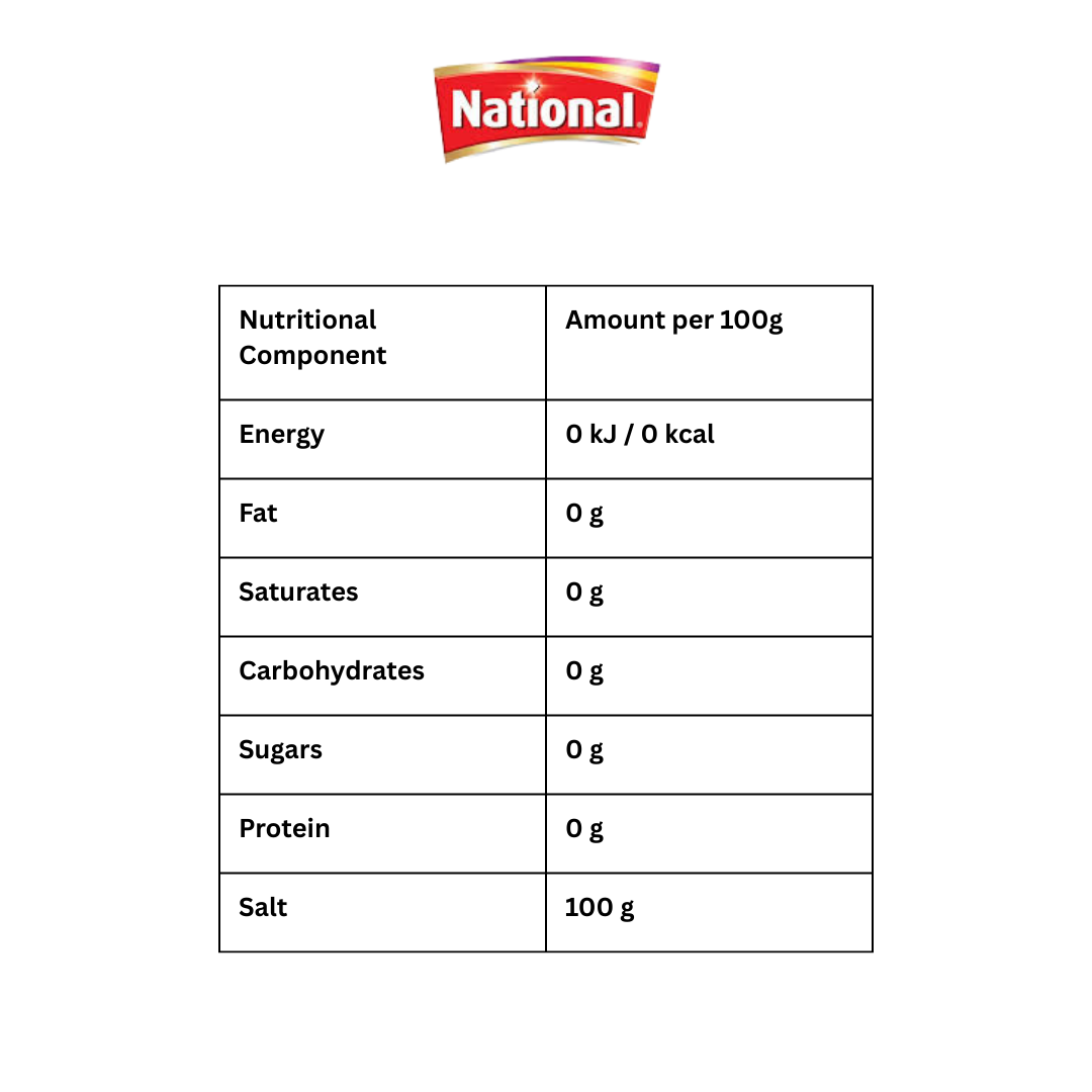 National Refined Salt 800g