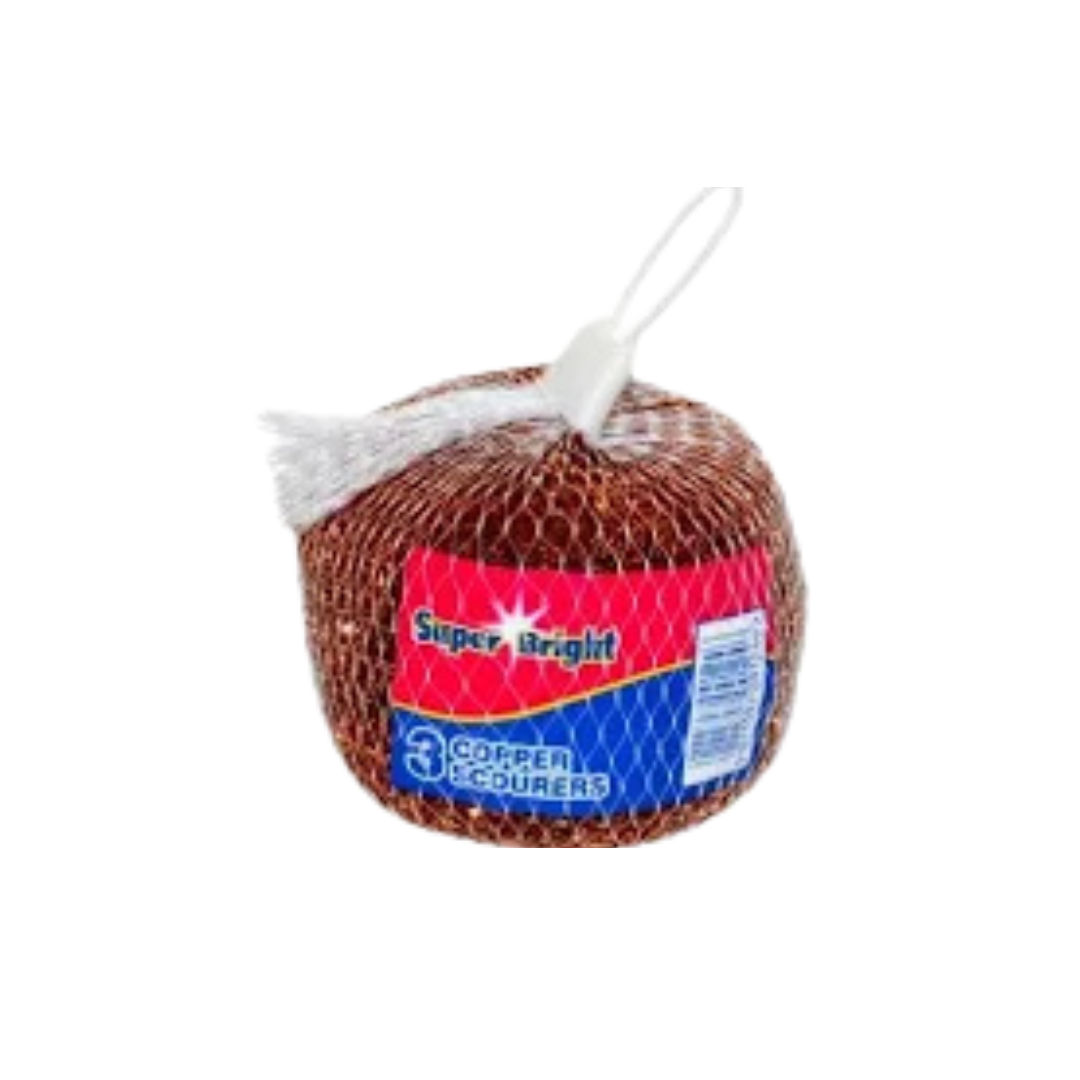 Superbright Copper Scourers 3 Pack