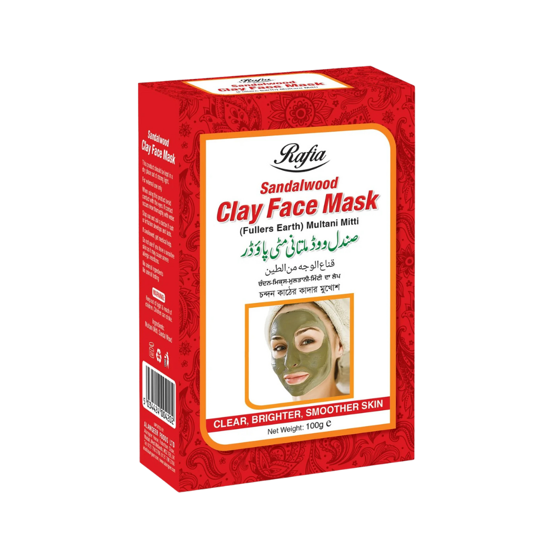 Rafia Sandalwood Clay Face Mask 100g