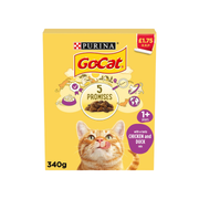 GO-CAT Chicken and Duck Dry Cat Food 340g