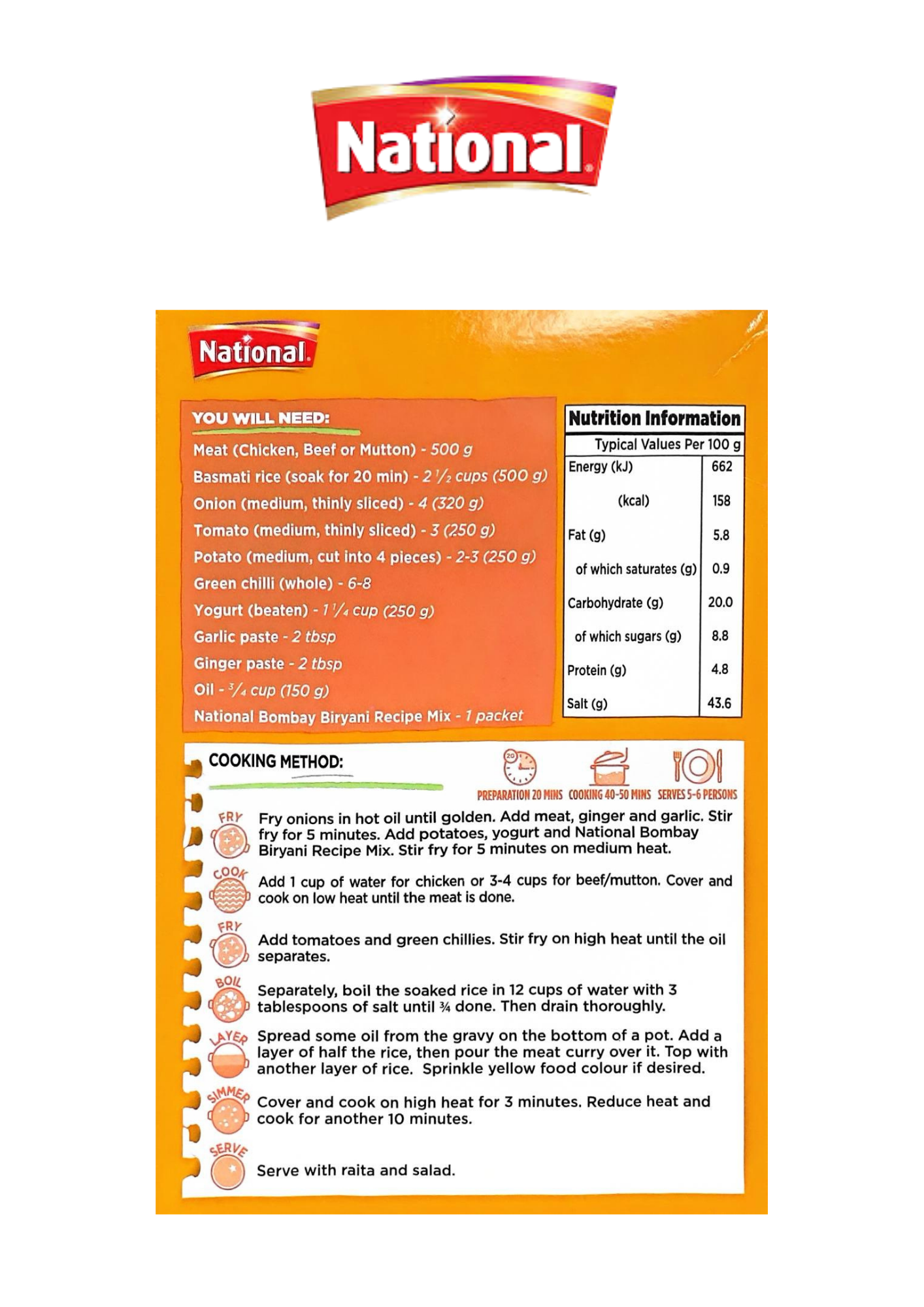 National Bombay Biryani