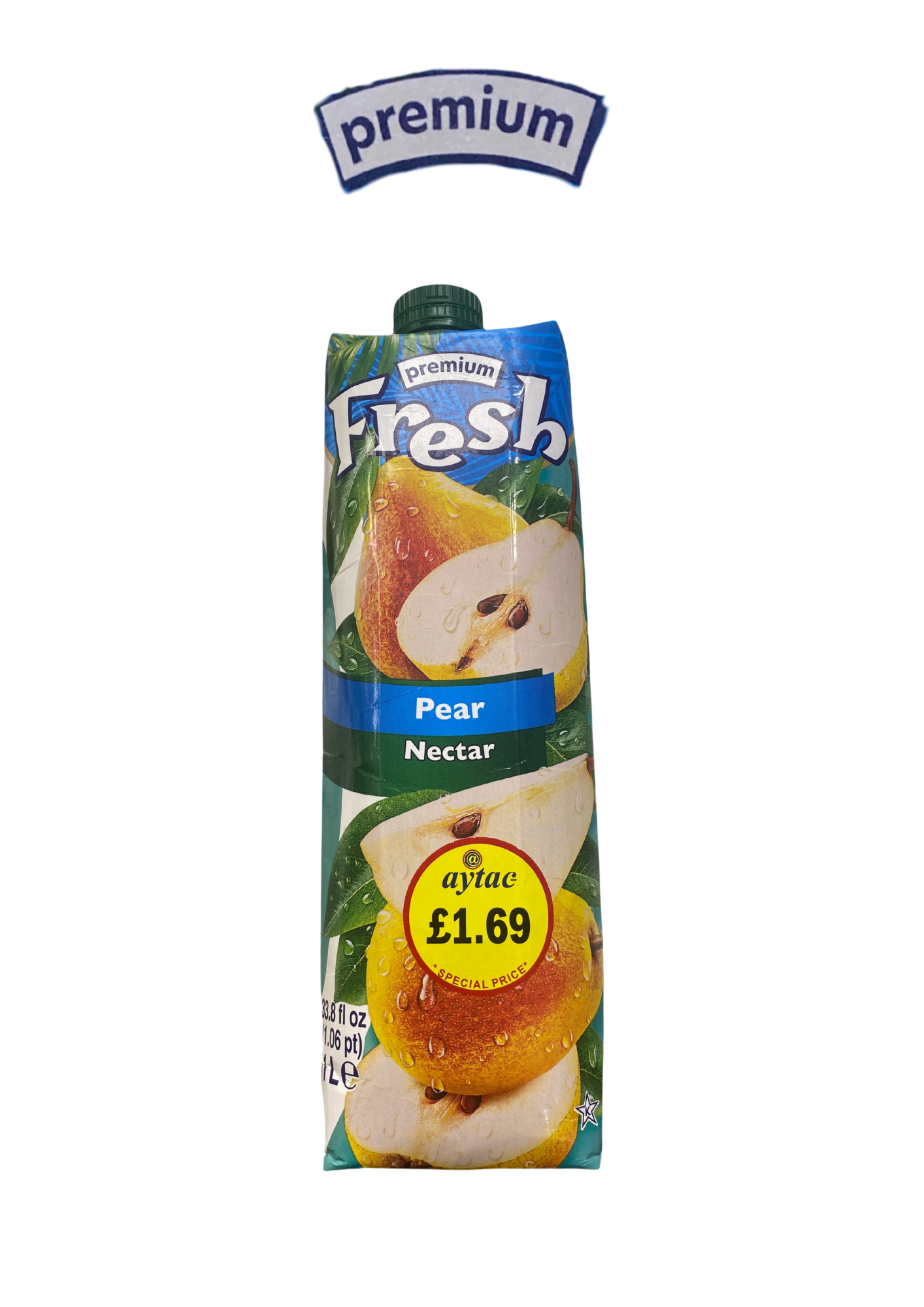 Premium Fresh 100% Pear Nectar – 1 L
