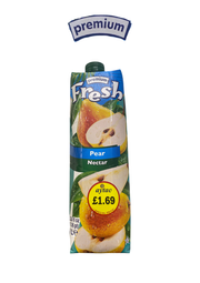 Premium Fresh 100% Pear Nectar – 1 L