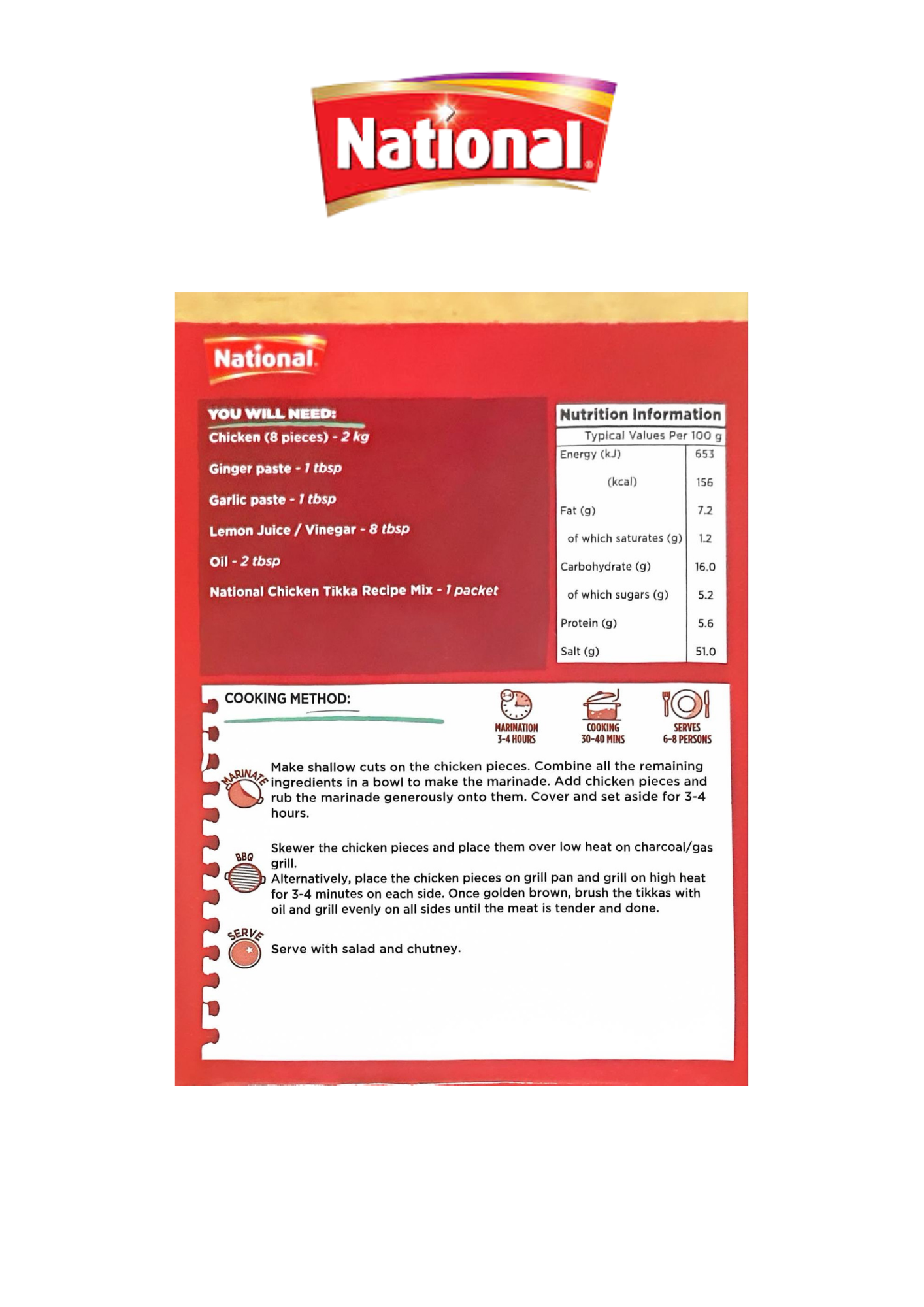 National Chicken Tikka