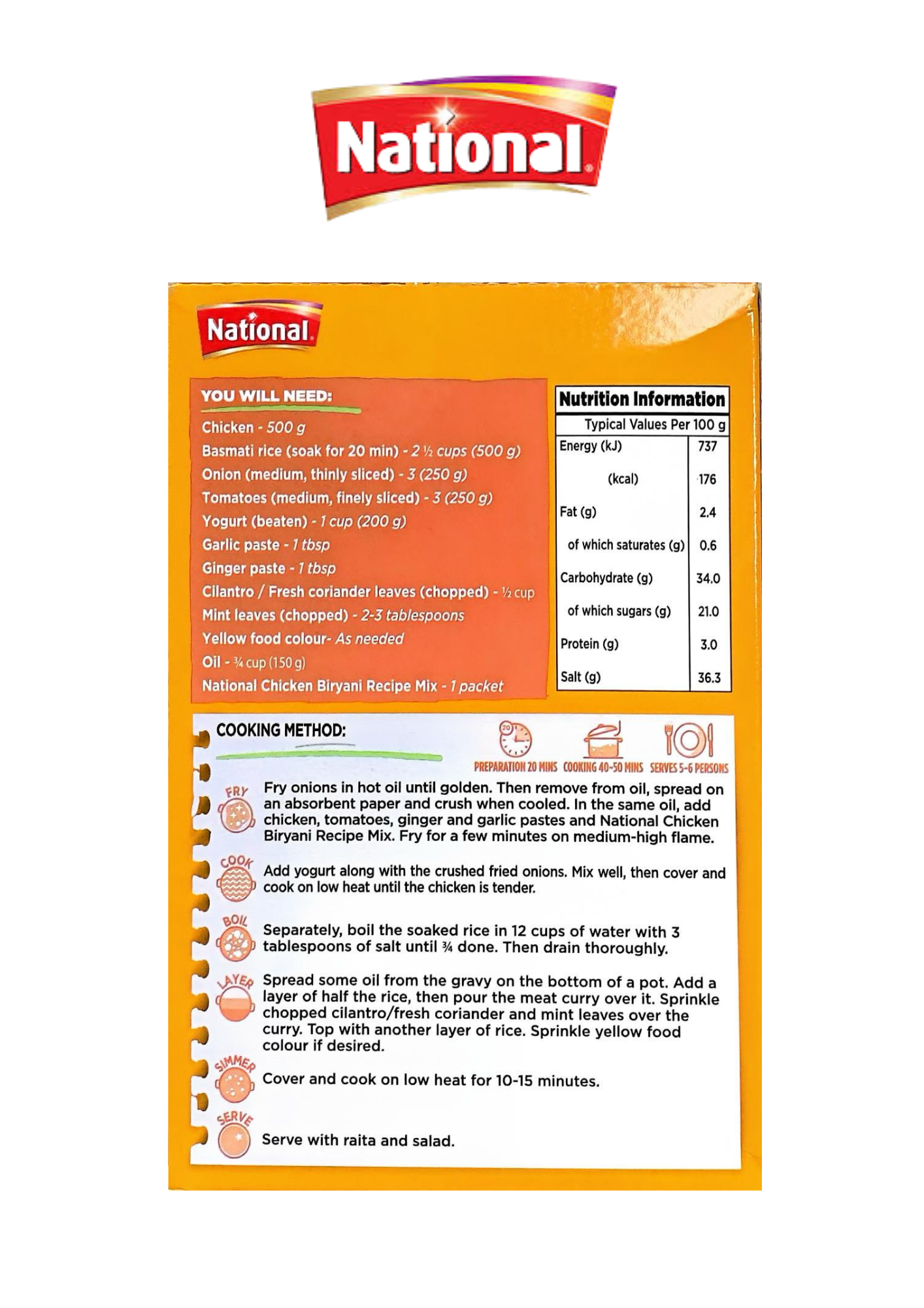 National Chicken Biryani