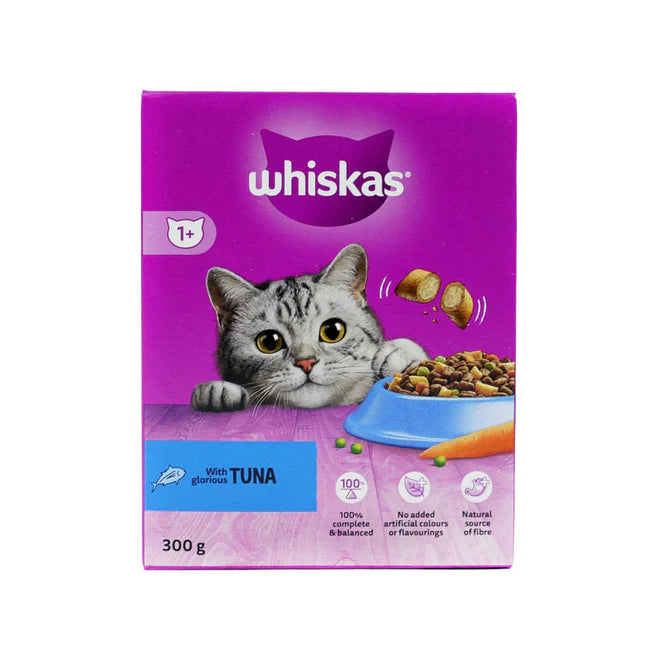 Whiskas 1+ “Glorious Tuna” 300 g (Dry Adult Cat Food)