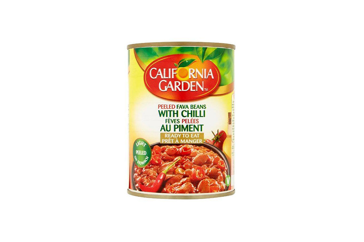 California Garden Tin Food - California Garden Fava Beans Chilli