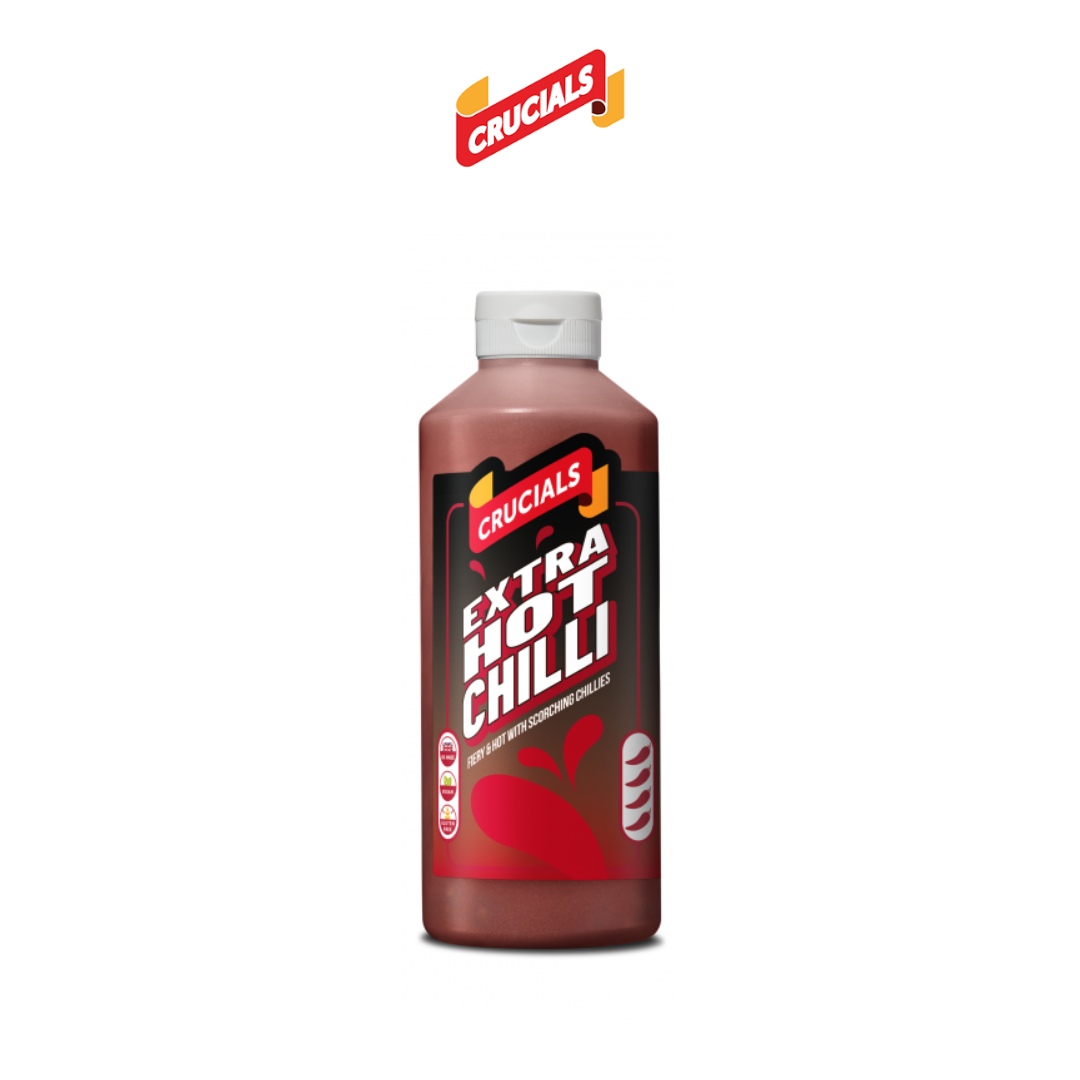 Crucials Extra Hot Chilli Sauce  500ml, 1L
