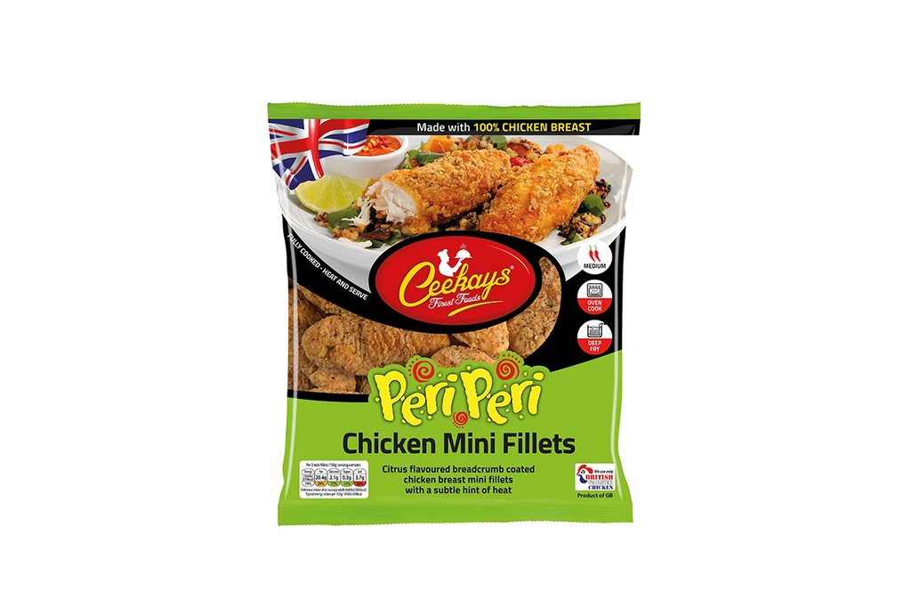 Ceekays Chicken Mini Fillets Peri Peri 500g