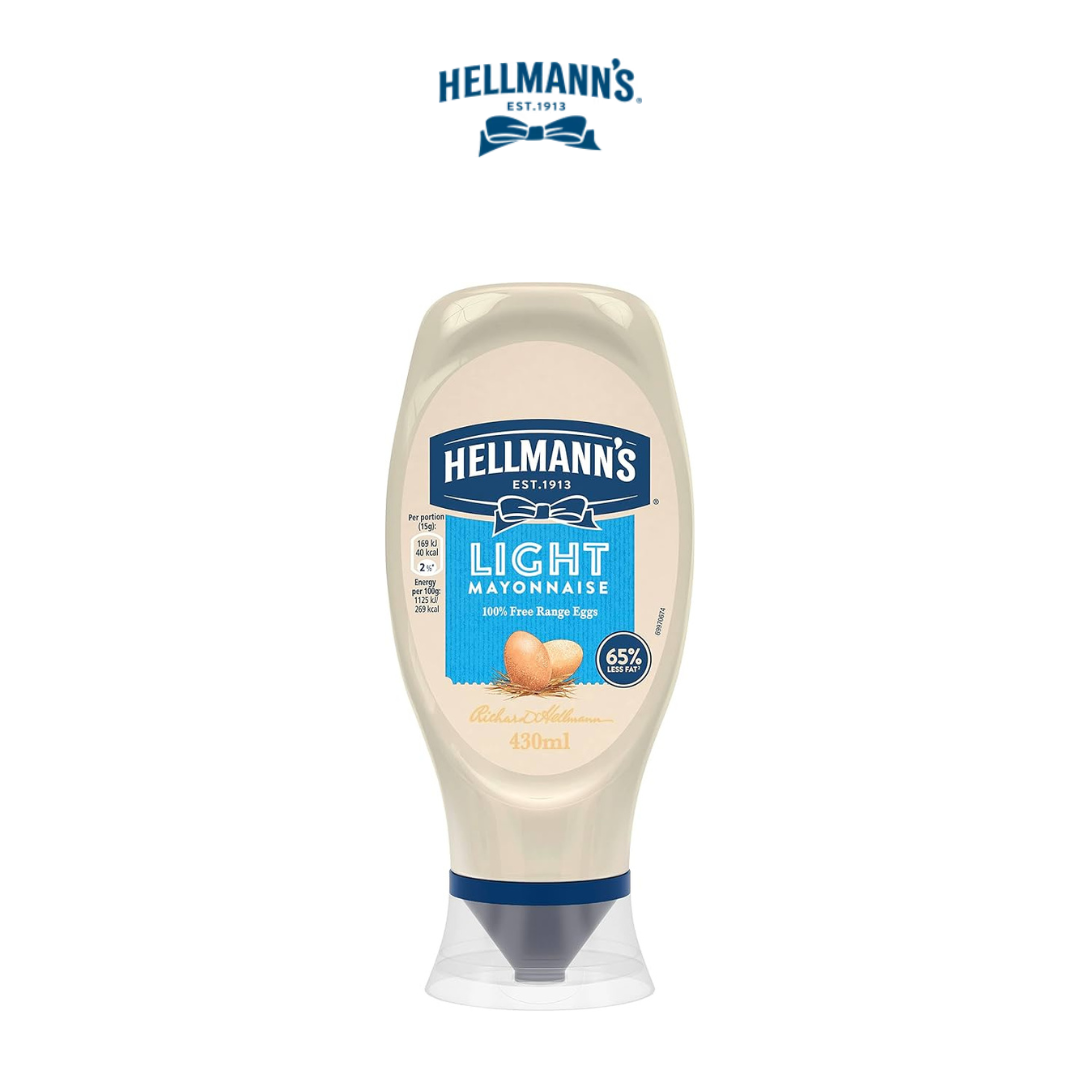 Hellmann’s Light Mayonnaise Squeezy 430ml