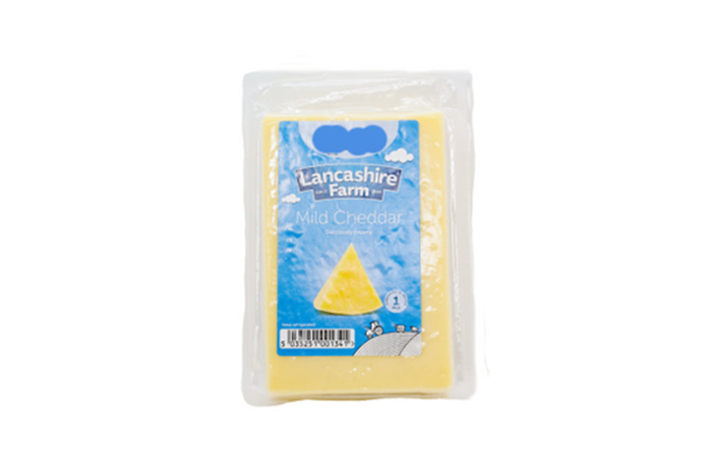 Lancashire Farm Mild Cheddar Cheese 1kg