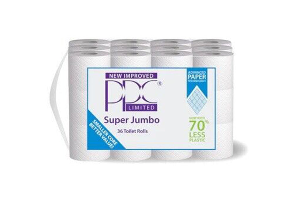 PPC Super Jumbo Bathroom Tissue x 36