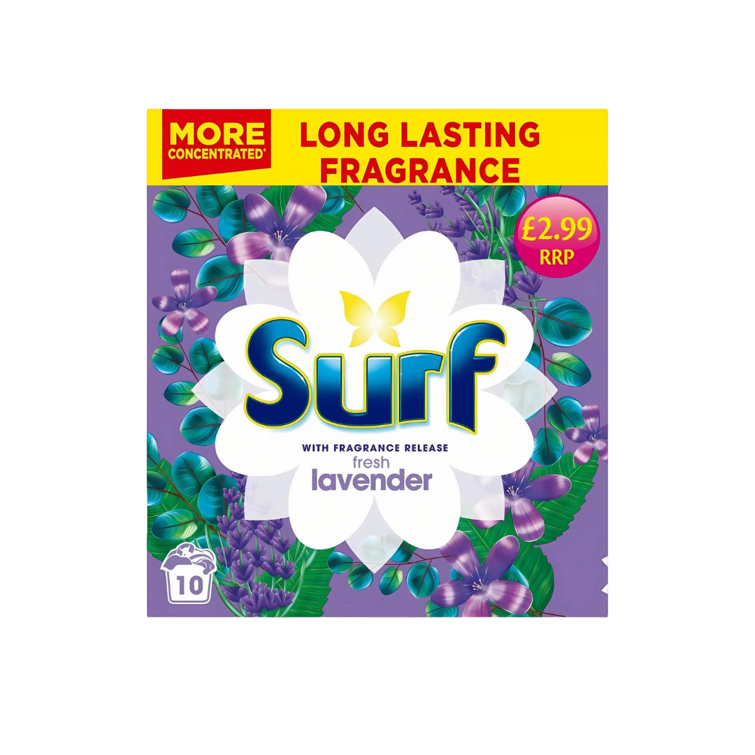 Surf Laundry Powder Lavender 10 Washes  500g
