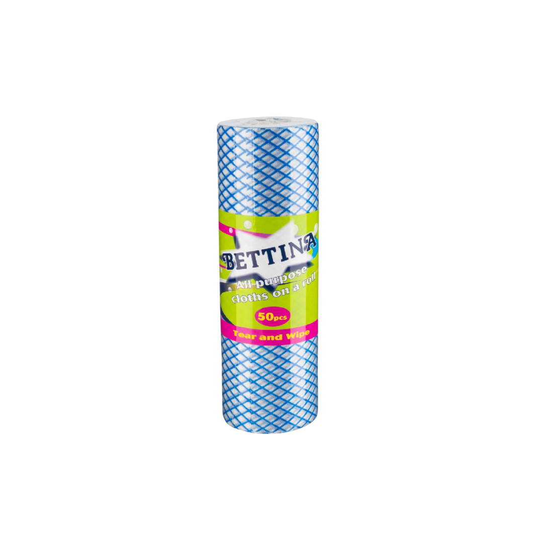 Bettina All-Purpose Cloths on a Roll  50-Pack