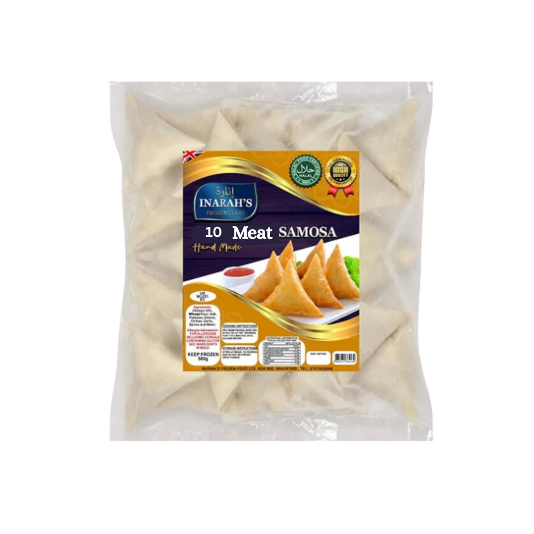 Inarah's 10 Meat Samosas