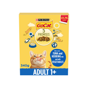 GO-CAT Herring and Tuna Dry Cat Food 340g