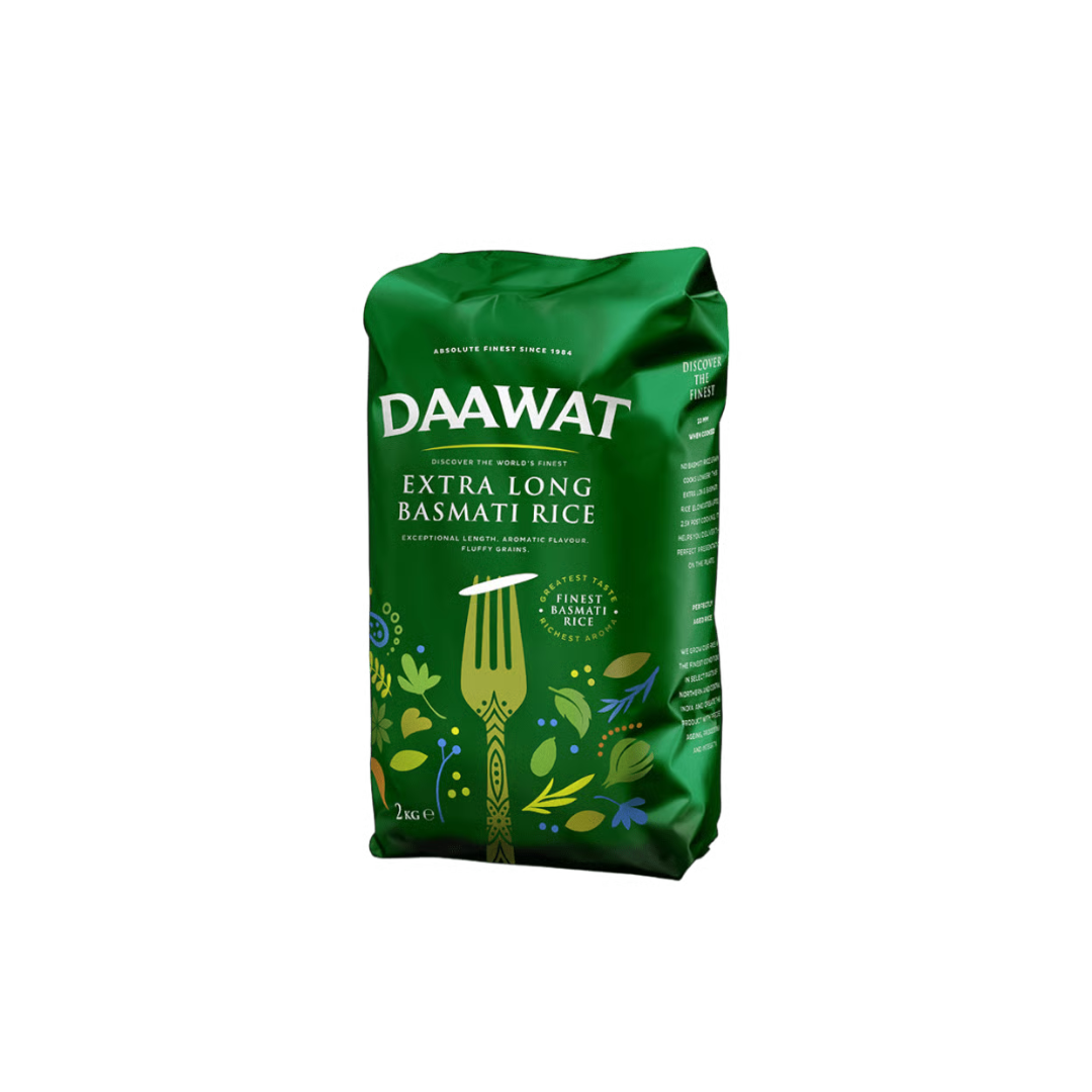 Dawat Extra Long Basmati Rice 2kg