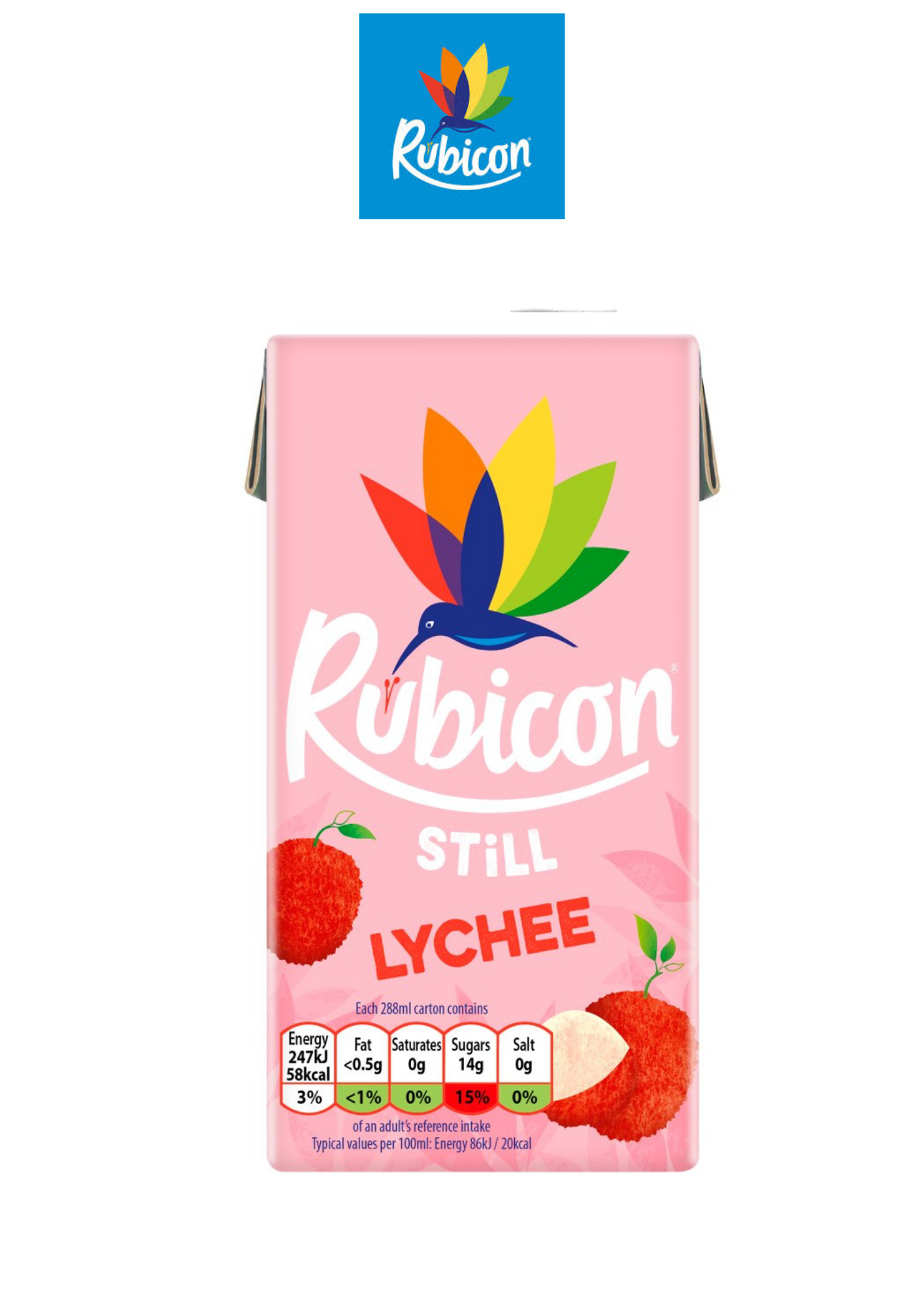 Rubicon Still Lychee Juice Drink 1l
