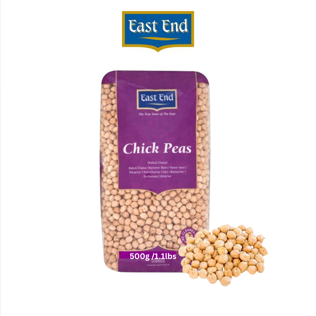 East End Chickpeas - 500g & 2kg Options | Kabuli Chana