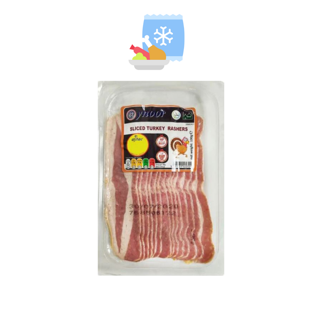 Aynoor Sliced Turkey Rashers Breast - 130g